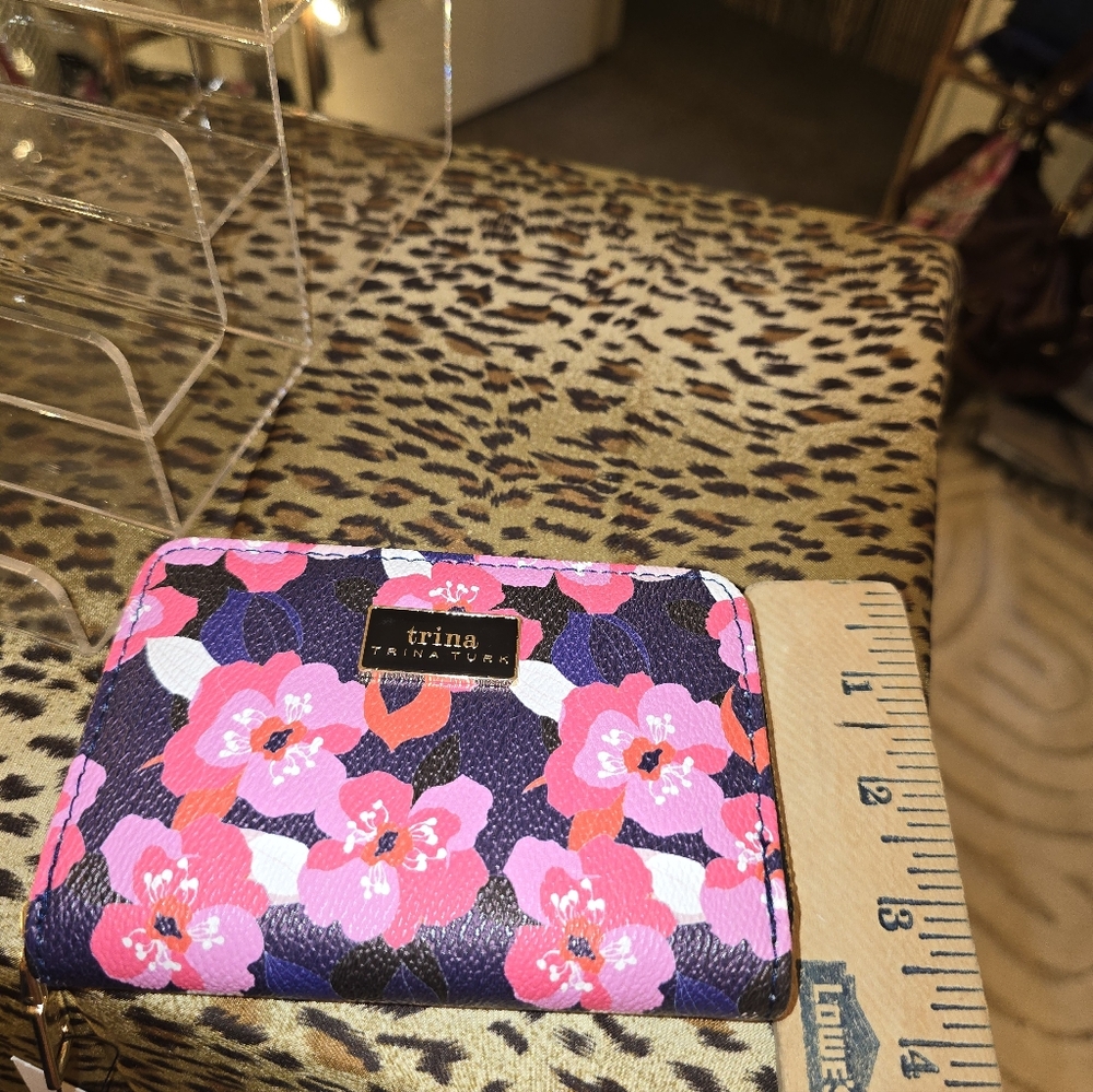 Trina Turk Floral Wallet - Pink and Purple - Picture 8 of 10